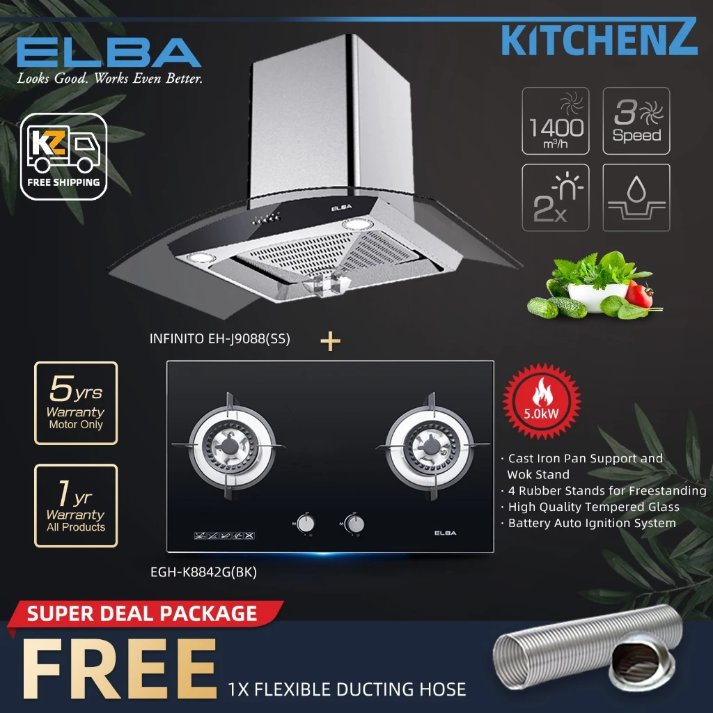 Pilihan Cadangan Cooker Hood, Oven Dan Rak Pinggan Utk Kebenet Dapo Taman Melati - Kebenet.com A Kitchen Kebenet Stove Top With A Black And White Background