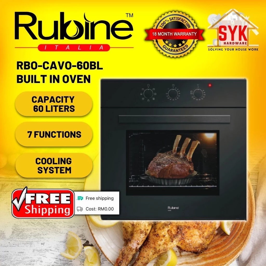 Pilihan Cadangan Cooker Hood, Oven Dan Rak Pinggan Utk Kebenet Dapo Taman Melati - Kebenet.com Rubine Built In Oven For Kebenet.com - Kebenet.com